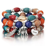 I love Elephants Bracelet Set - Multi-color