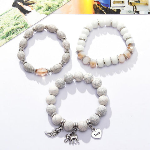 I love Elephants Bracelet Set