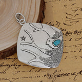 Turquoise Bird Pendant