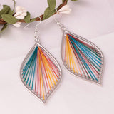 Multi-color Handmade String Earring