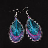 Blue Ocean Handmade String Earring