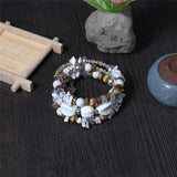 Snow Bohemian Spiral Bracelet