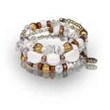 Snow Bohemian Spiral Bracelet