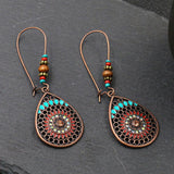 Mandarin Copper Drop Earring