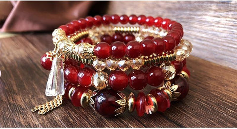 Resin Bead Stackable Bracelet