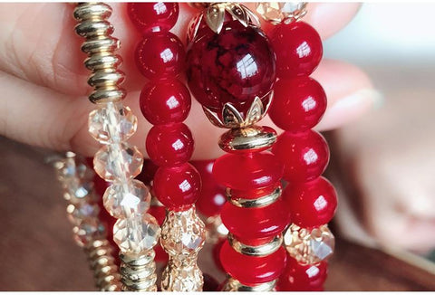 Resin Bead Stackable Bracelet