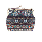 Aelicy Fashion Women Bag Fashion Women Printed Leather Coin Purse Square Clutch 4 Inch Boho Stripe Bags For Womens 2019