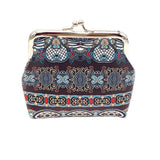 Aelicy Fashion Women Bag Fashion Women Printed Leather Coin Purse Square Clutch 4 Inch Boho Stripe Bags For Womens 2019