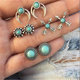 Geometric Horn Arrow Earring Set