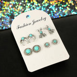 Geometric Horn Arrow Earring Set