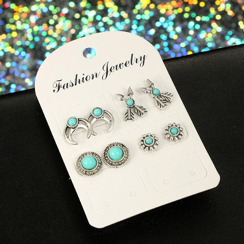 Geometric Horn Arrow Earring Set