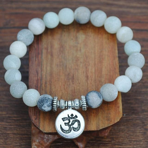 Om Stone Bracelet