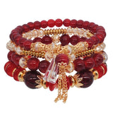 Resin Bead Stackable Bracelet