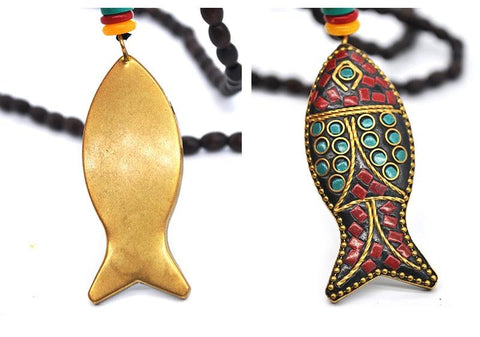 Bohemian Fish Pendant