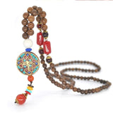 Buddhist Wooden Bead Mala